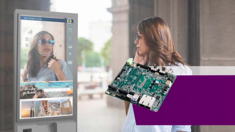 AIMB-U233 với DeviceOn cho các kiosk hỗ trợ AI